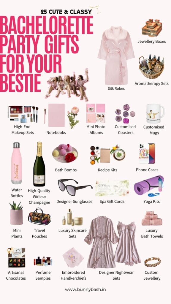 Bachelorette party gifts for your bestie, Return Gifts